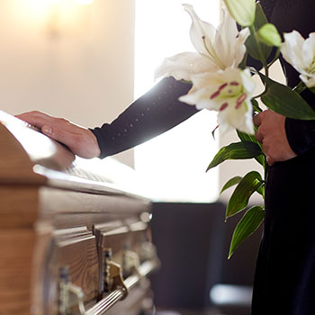 Funeral services at Pace Funeral Home in Livingston, Texas